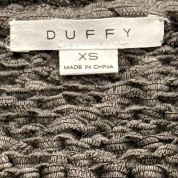 Duffy Alpaca Blend cardigan Snap Front Size XS Mask Taupe / Gray - Picture 3 of 4